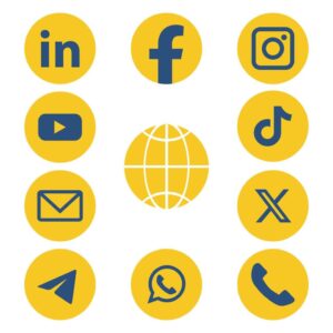 Social media marketing expert managing multiple platforms for increased brand engagement